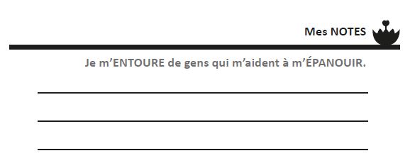 Intérieur de Mon planificateur de projet. - Agenda Perpétuel - Accroche toi à ton rêve - De Danie Hébert - Version Femmes